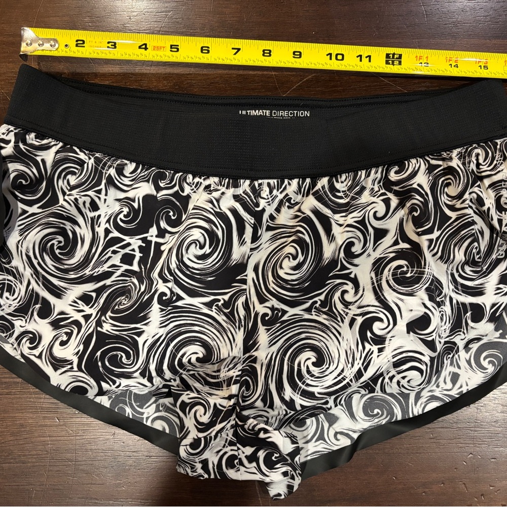 Amelia Boone full split running shorts